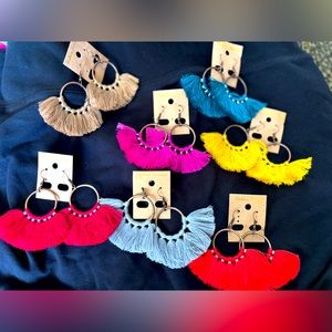 7 tassel earrings
